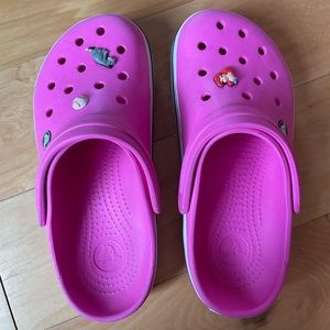 Pink Crocs size 8